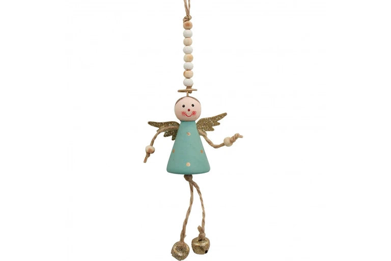 Christmas Hanging Angel Halo (Aqua)