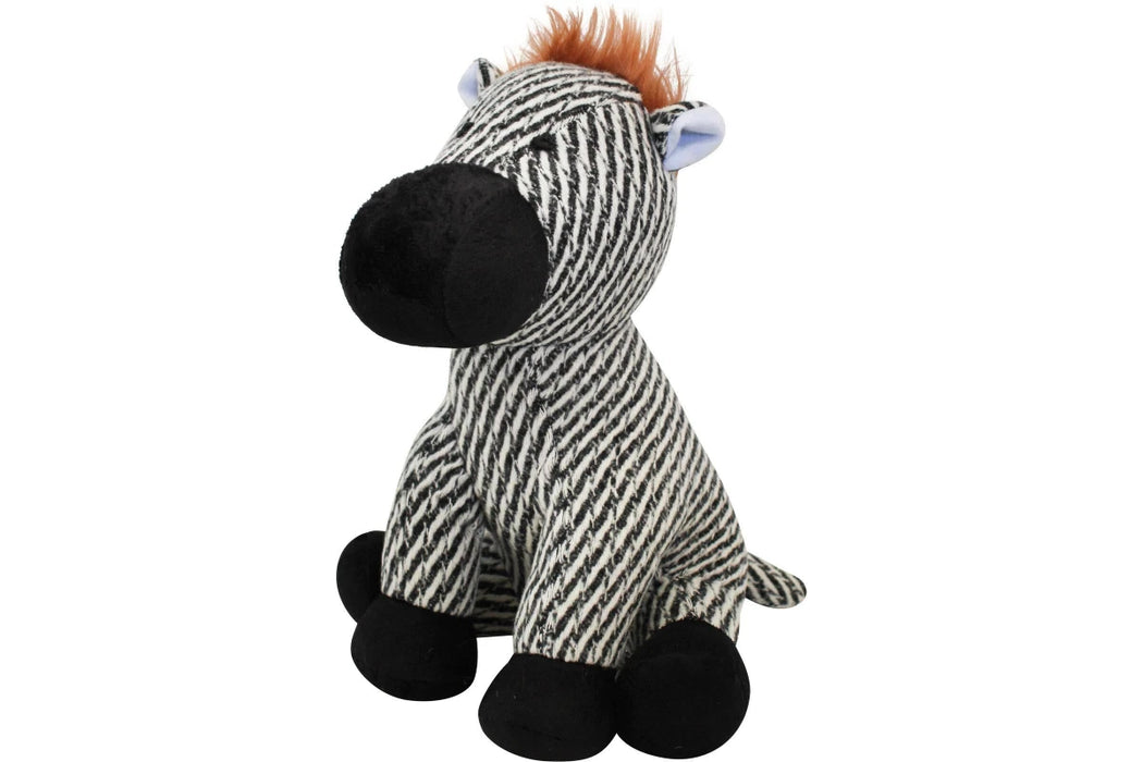 Scruffy Zebra Decorative Animal Door Stopper | Weighted & Functional 14x24x30cm