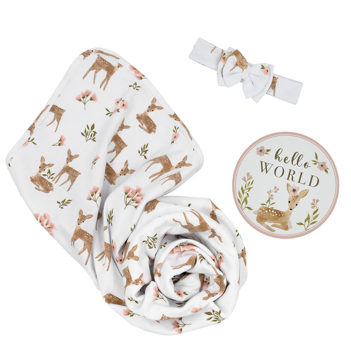 Living Textiles | Hello World Gift Set - Sophia's Garden