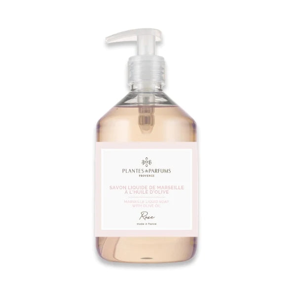 PLANTES & PARFUMS | Savon Liquide De Marseille - Rose  Scented Liquid Soap (Rose)