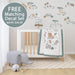 Living Textiles | 4-piece Nursery Set - Day at the Zoo + Free Matching Decal Set - Lozza’s Gifts & Homewares 