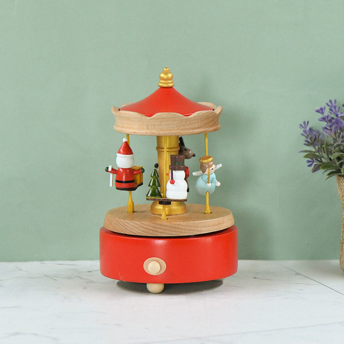 Christmas Music Box - Santa Carousel