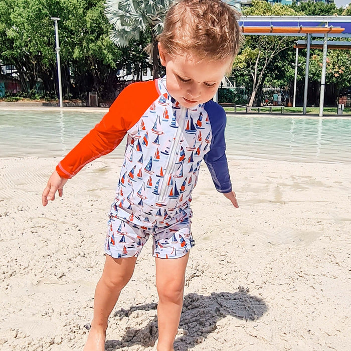 Boys All-in-one Swim Sunsuit | Sailaway