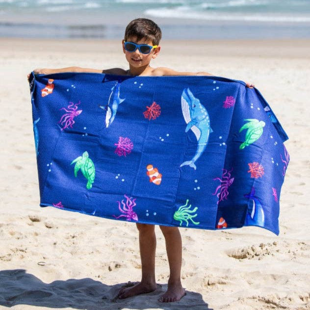 Kids Beach Towel | Sealife