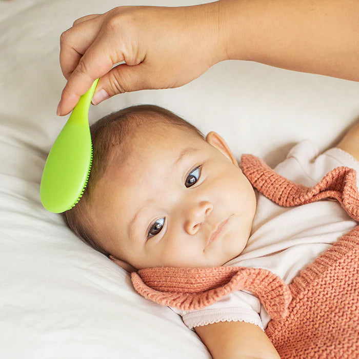 Green Sprout | Brush & Comb Cradle Cap Set - Light Spice