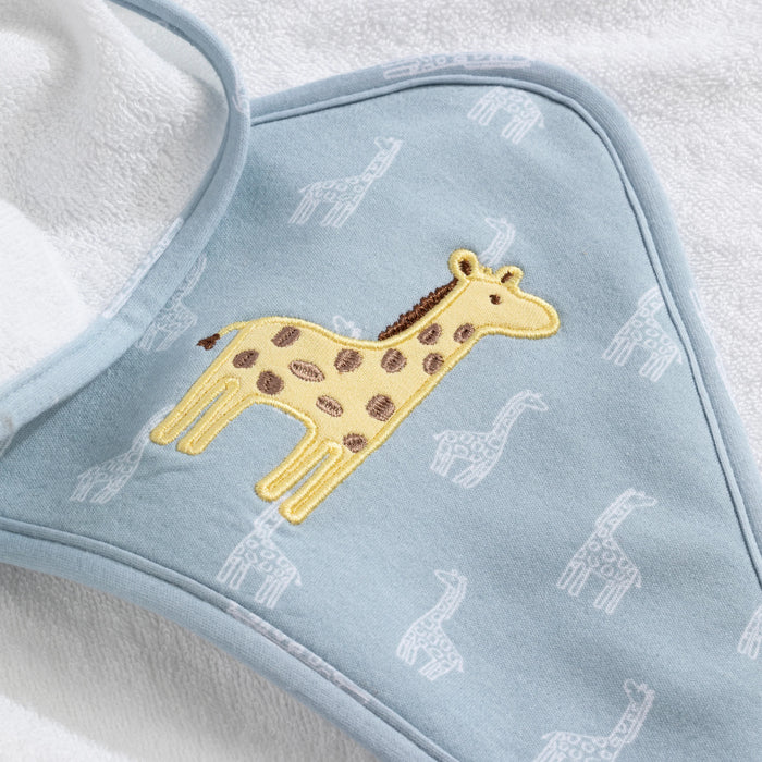 Living Textiles | Hooded Towel - Giraffe - Wild Safari