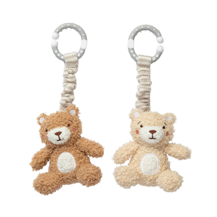 Living Textiles | 2pk Stroller Toys - Cuddly Bears