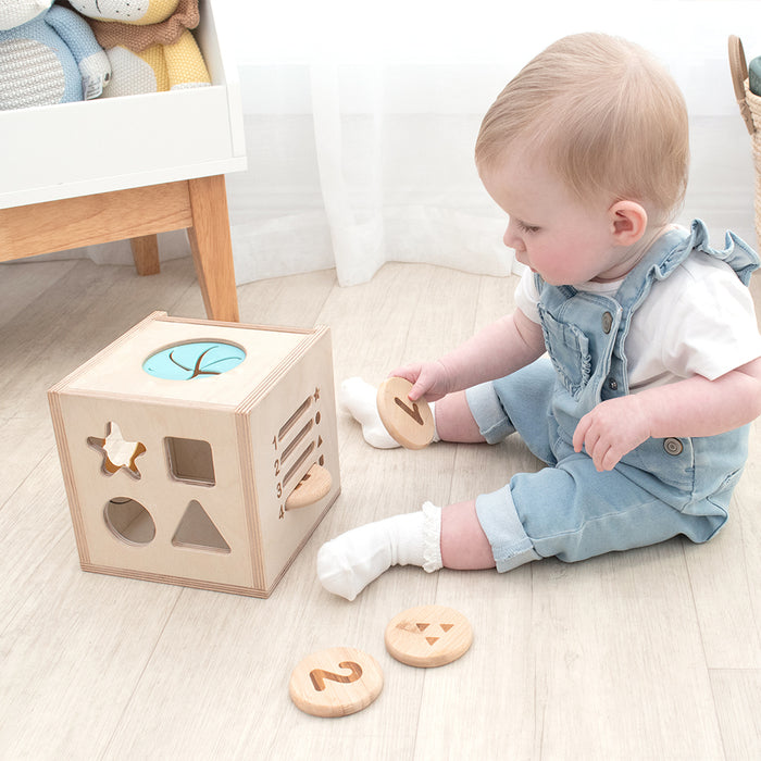 Living Textiles | 4-in-1 Sensory Cube - Lozza’s Gifts & Homewares 