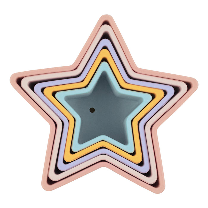 Playground by Living Textiles | Silicone Nesting Stars - Multi