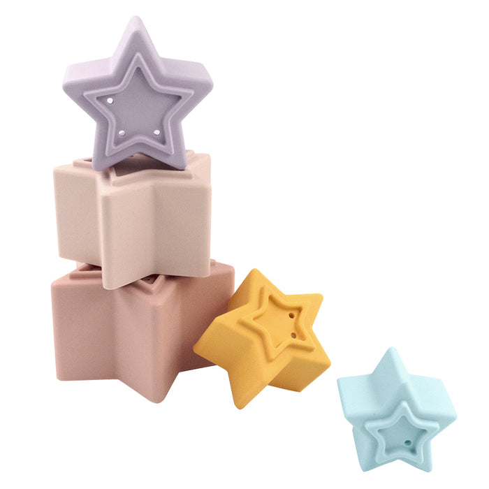 Playground by Living Textiles | Silicone Nesting Stars - Multi