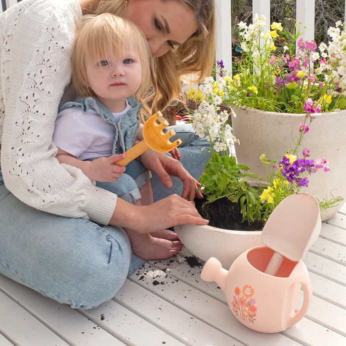 Playground by Living Textiles | My First Garden Set - Pink Flowers