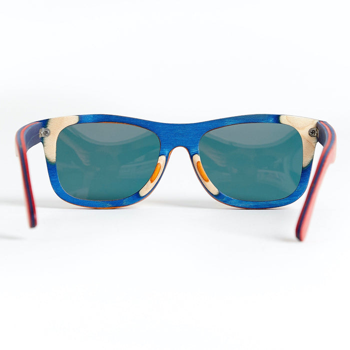 Kids Wood Sunglasses | Red