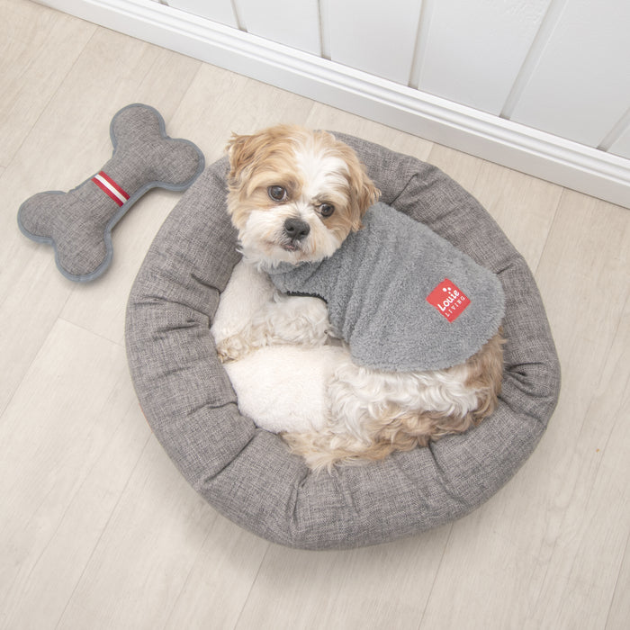 Lolli Living | Donut Lounger Pet Bed - Grey