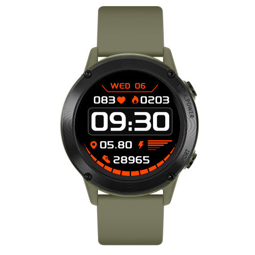 Reflex Active  Series 18 | Khaki Sili Strap GPS Smart Watch - Lozza’s Gifts & Homewares 