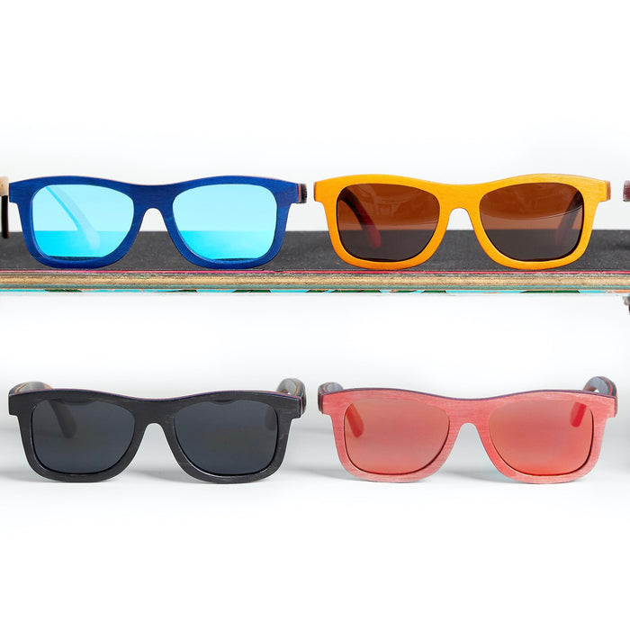 Kids Wood Sunglasses | Red