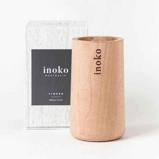 Inoko | Diffuser Vessell & Refill -  Timber - Lozza’s Gifts & Homewares 