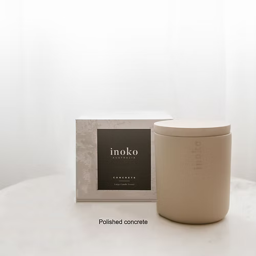 Inoko Australia | Candle Vessel - Concrete (Large)