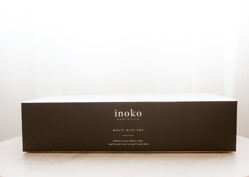 Inoko | Marble Candle Gift Set - Multi - Lozza’s Gifts & Homewares 