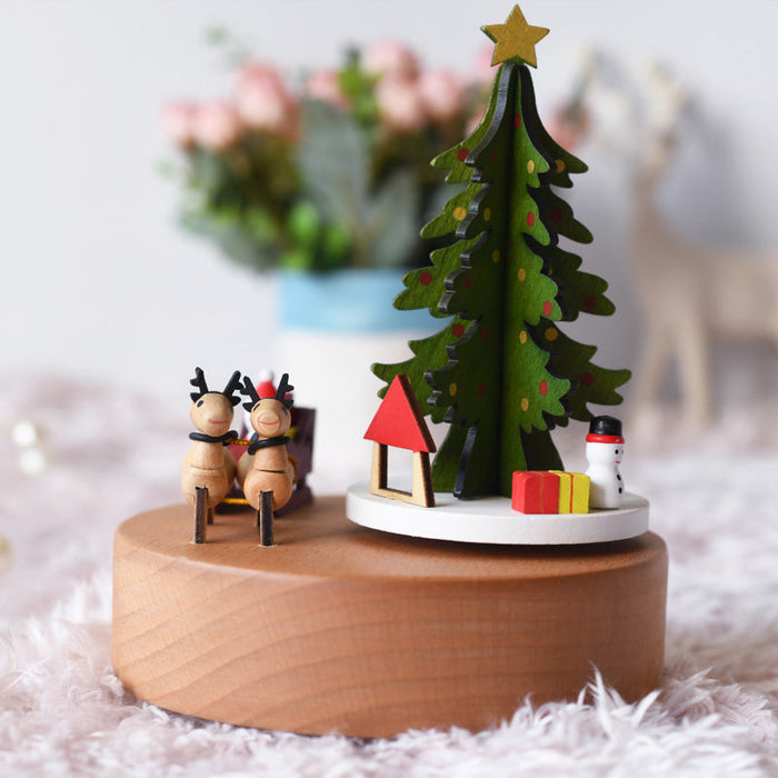 Christmas Music Box - Santa Sleigh