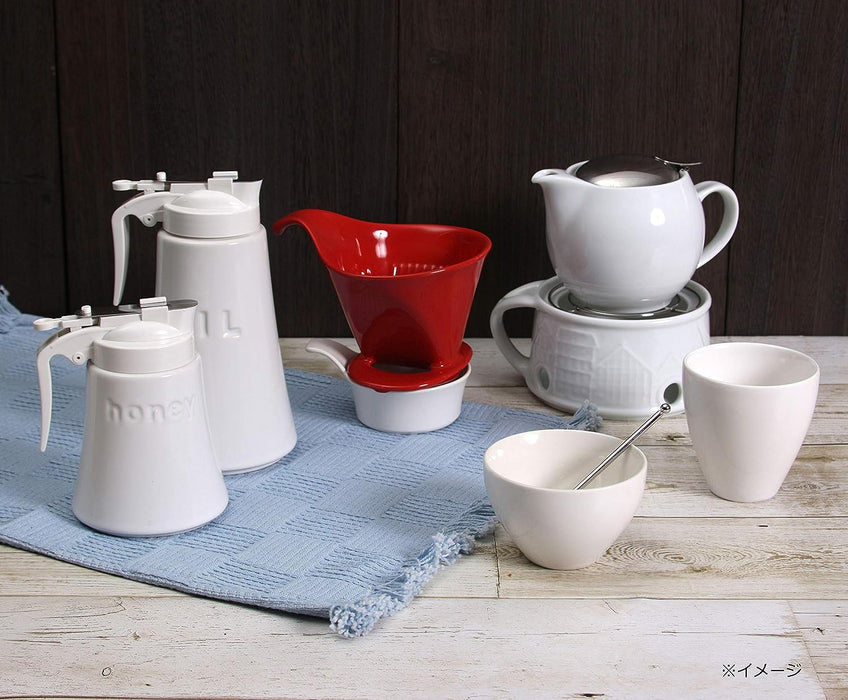 Zero Japan | White Oil Dispenser 550ml - Lozza’s Gifts & Homewares 