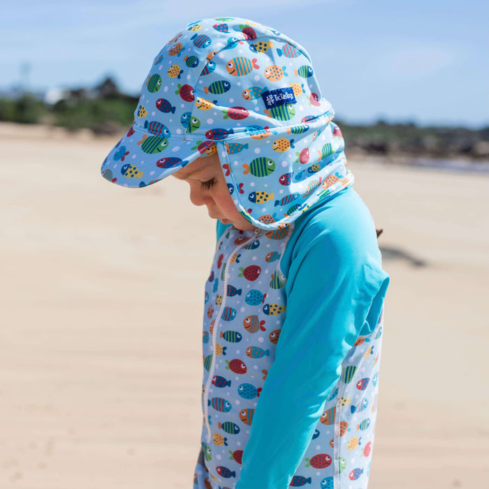 Kids Swim flap cap | Fish Frenzy