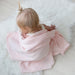 Living Textiles | Organic Cot Cellular Blanket - Rose Quartz - Lozza’s Gifts & Homewares 