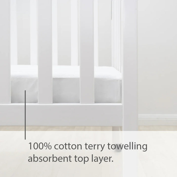 Living Textiles | Waterproof Mattress Protector - Standard Cot