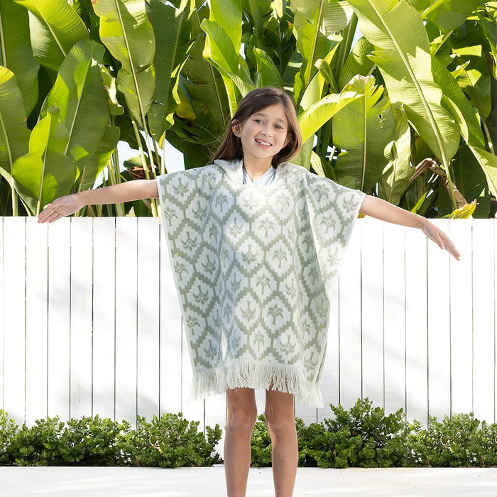 Bambury | Poncho Beach Towel - Cocos Kids/Sage