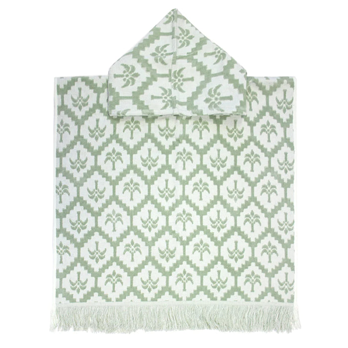 Bambury | Poncho Beach Towel - Cocos Kids/Sage