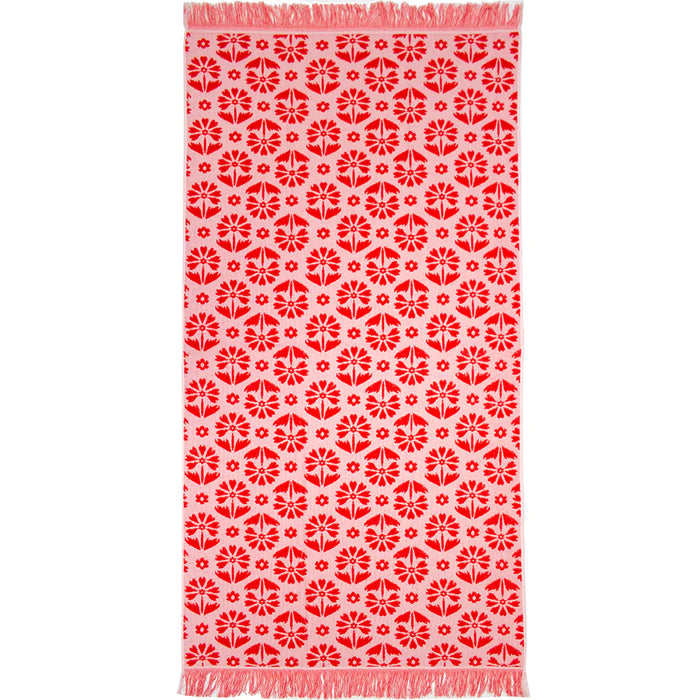 Bambury | Beach Towel - Flora Poppy