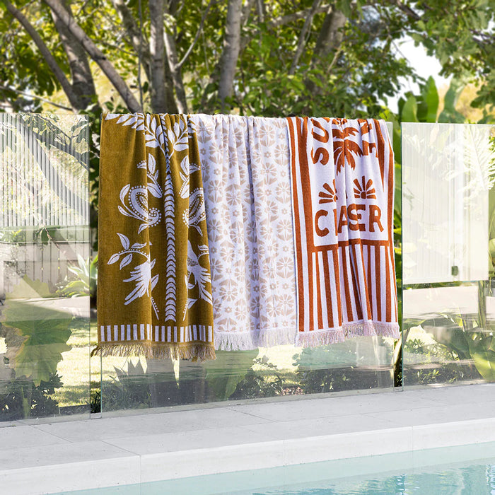 Bambury | Beach Towel S23 - Jacquard Playa