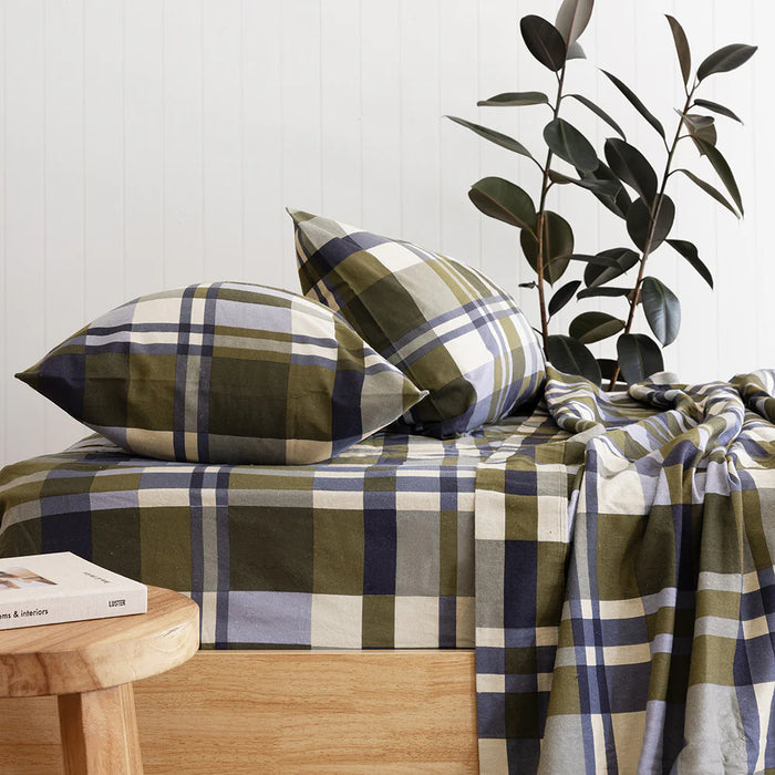 Bambury | Flannelette Sheet Set - Devin