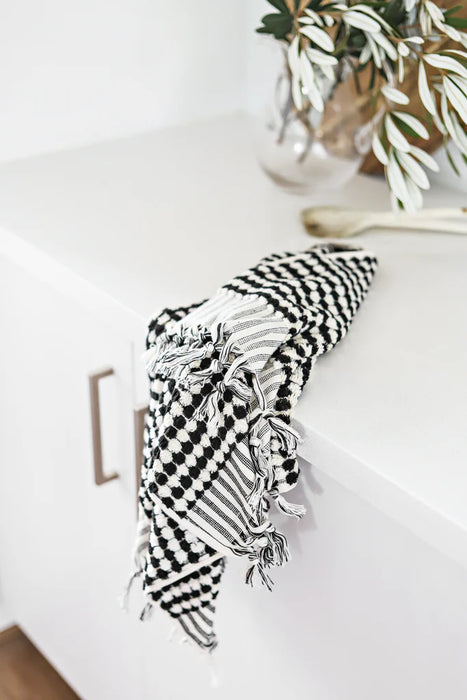 Miss April | Pompom Turkish Cotton Hand Towels