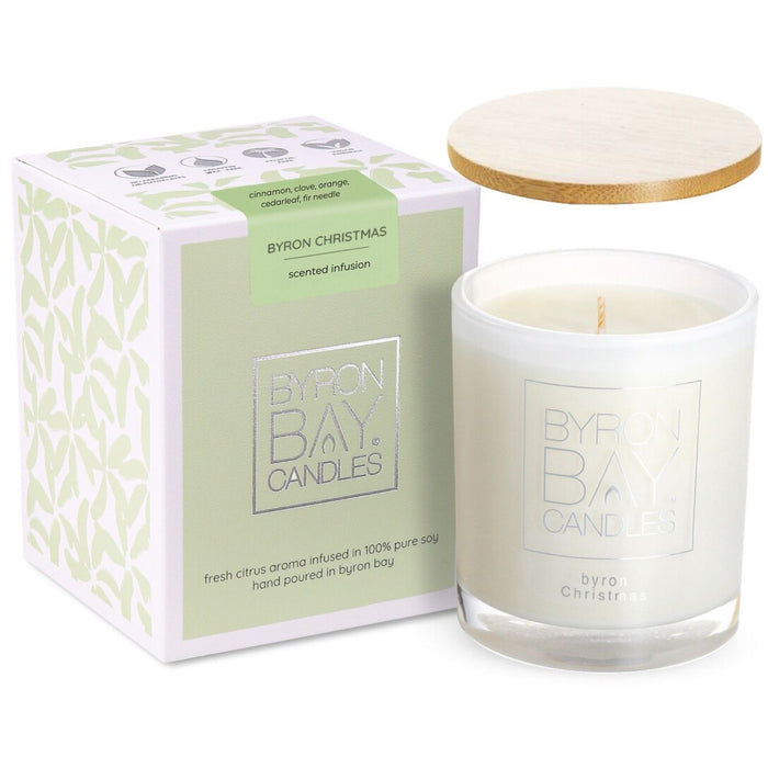 Byron Bay Candles | Scented Pure Soy Candle - Large 50 Hour - Byron Christmas