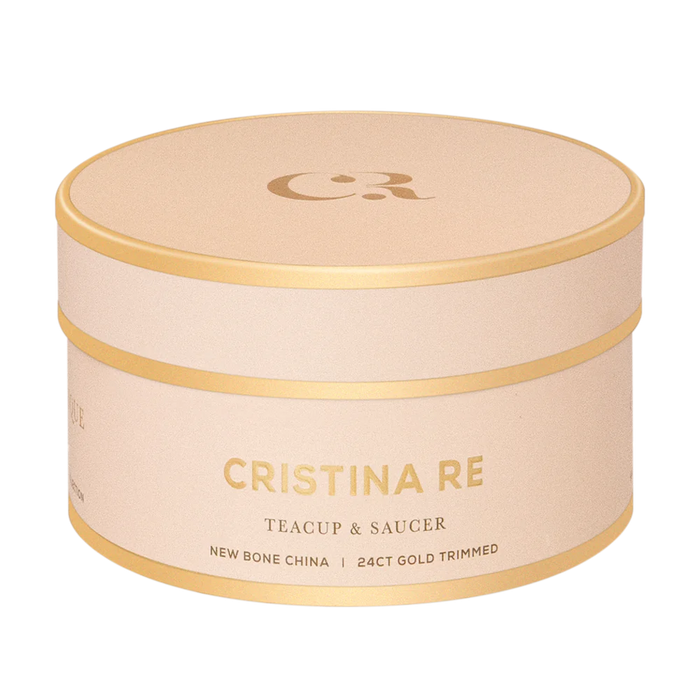 Cristina Re | Teacup & Saucer - Polka Gold