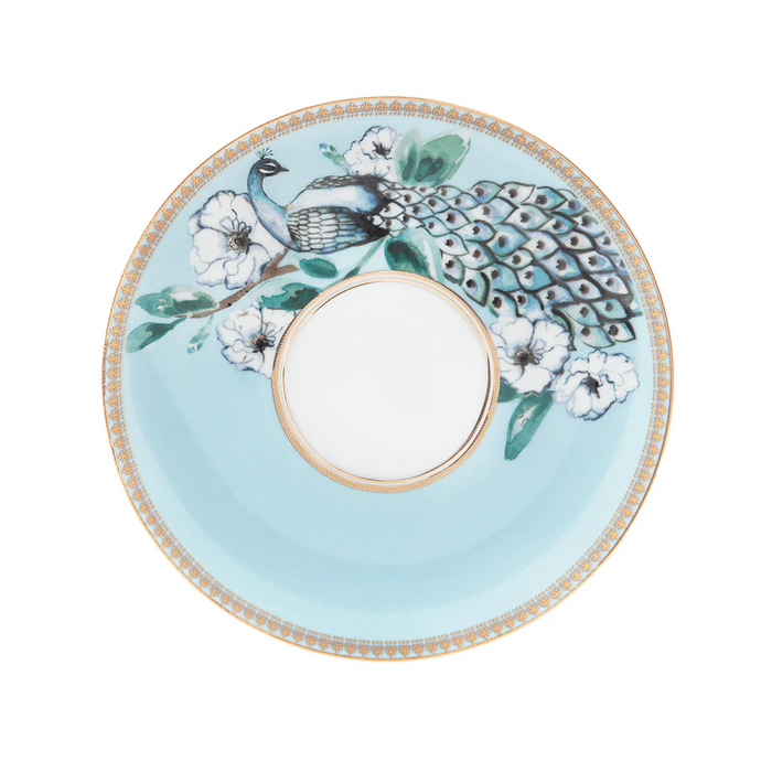 Cristina Re | Teacup & Saucer -  Peacock Garden