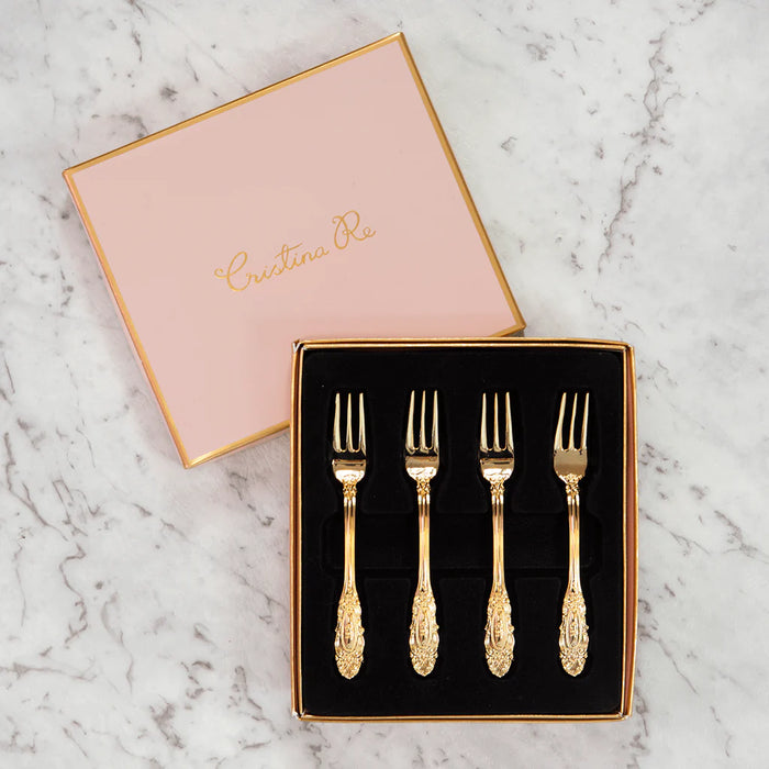 Cristina Re | Cake Fork Set of 4 - Vintage