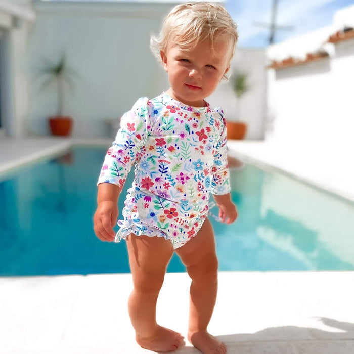 Toddler Nappy-change Swimsuit | Ditsy Daisy