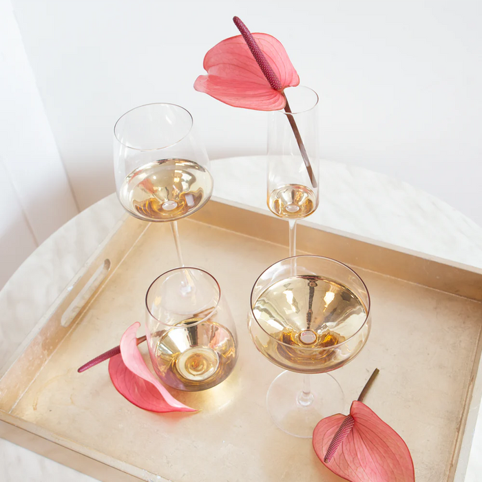 Cristina Re | Coupe WIne Glass Set of 2 - Estelle Gold