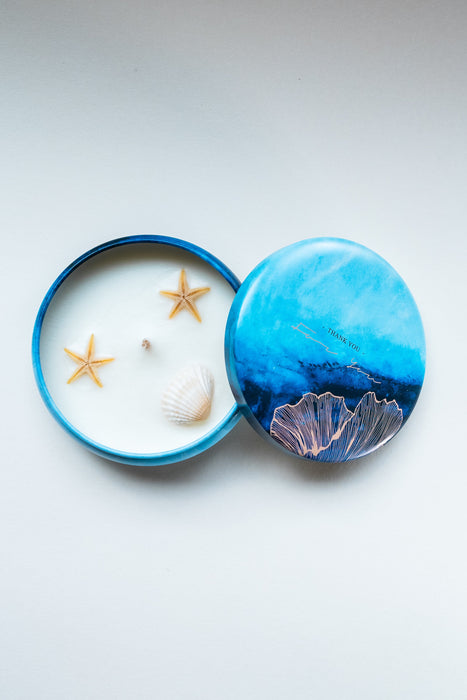 Flame Tray |  Scented Candle - Ocean Breeze