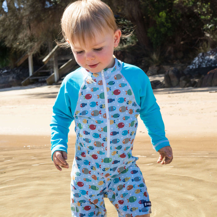 Boys All-in-one Swim Sunsuit | Fish Frenzy