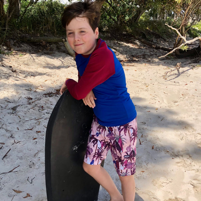 Boys Sunsafe Long Sleeve Rashguard | Surf's Up!