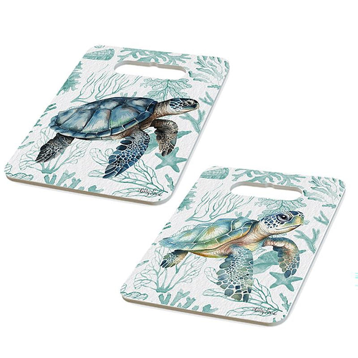 Kelly Lane | Coastal Turtle Grazing Plate - 2 Asstd - 19 X 24CM