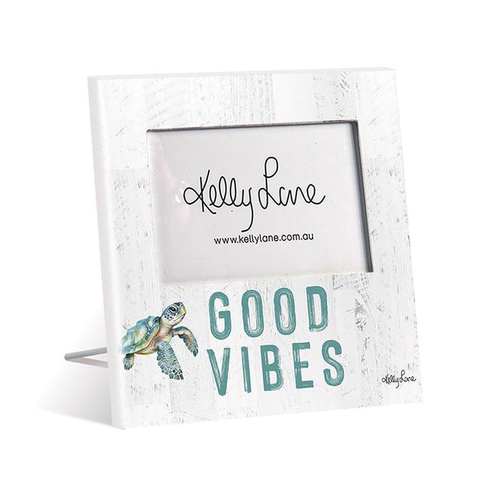 Kelly Lane | Coastal Turtle Photo Frame - 20x20cm Good Vibes