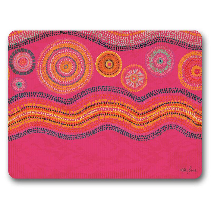 Kelly Lane | Red Spirit Set of 6 Placemats - 29x22cm (Gift Box)