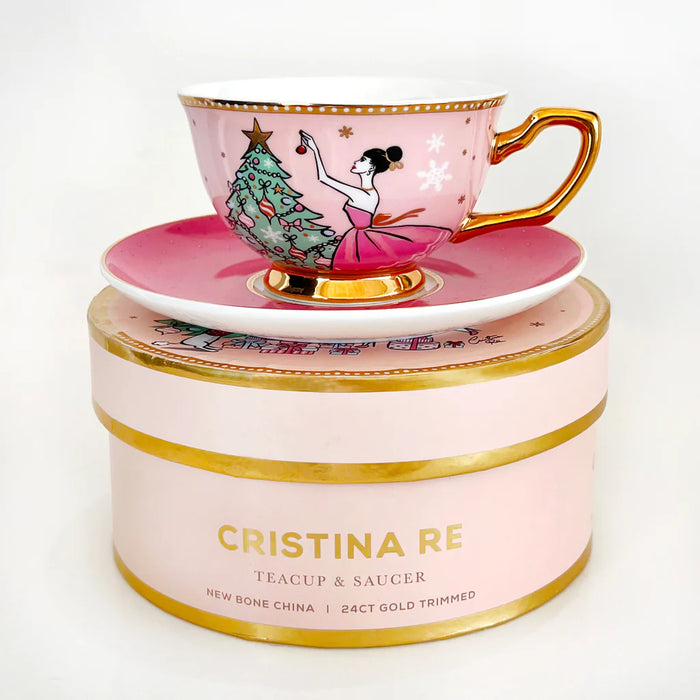 Cristina Re | La Belle Noel - Teacup & Saucer