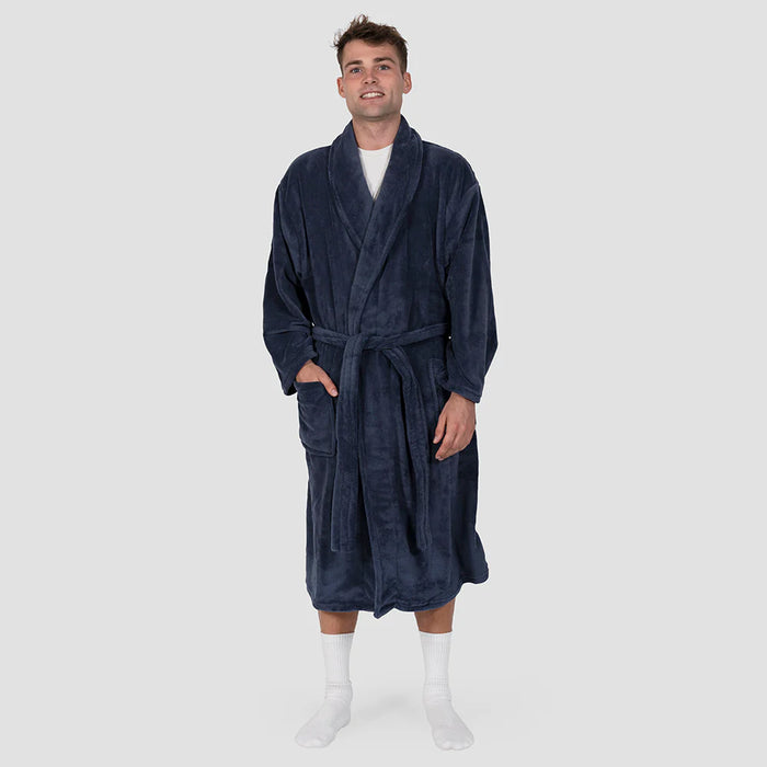 Bambury | Microplush Bathrobe - Denim