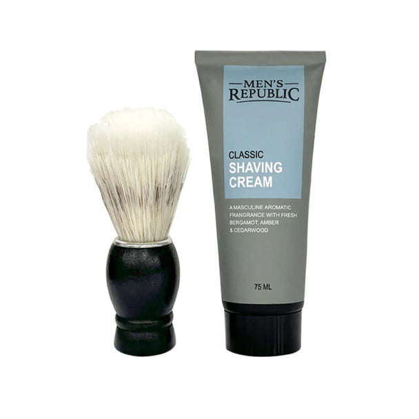 Men's Republic | Mug with Shaving Cream & Beard Brush