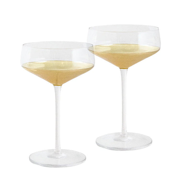 Cristina Re | Coupe WIne Glass Set of 2 - Estelle Gold