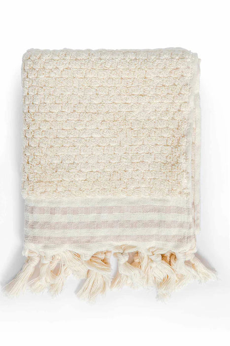 Miss April | Pompom Turkish Cotton Hand Towels